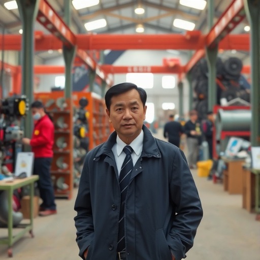 周德益秘书长参观考察明溪气动工具城