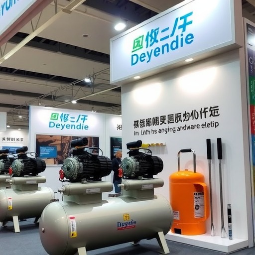 第二十五届中国国际五金博览会空压机展台巡礼----青岛地恩地展台(图2)