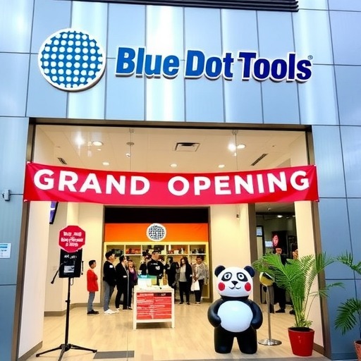 蓝点工具成都店开业