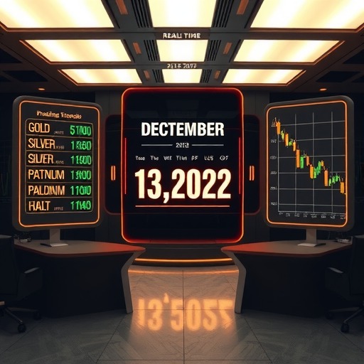 国际贵金属行情2022.12.13