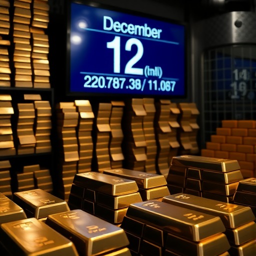12月12日COMEX金银库存一览