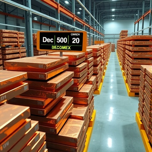 12月20日COMEX铜库存统计