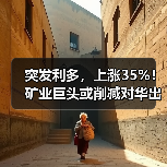 突发利多，上涨35%！矿业巨头或削减对华出货量！