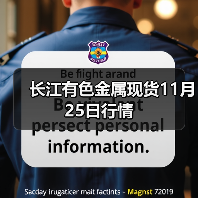 长江有色金属现货11月25日行情(图2) 长江有色金属现货11月25日行情(图2)
