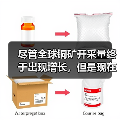 尽管全球铜矿开采量终于出现增长,但是现在冶炼产能却未能跟上(图2) 尽管全球铜矿开采量终于出现增长,但是现在冶炼产能却未能跟上(图2)