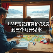 LME现货结算价/现货到三个月升贴水