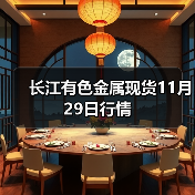 长江有色金属现货11月29日行情