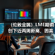 （伦敦金属）LME期铜创下近两周新高，因美元走弱