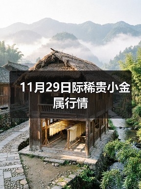 11月29日际稀贵小金属行情