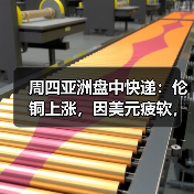 周四亚洲盘中快递:伦铜上涨,因美元疲软,中国需求前景改善(图2) 周四亚洲盘中快递:伦铜上涨,因美元疲软,中国需求前景改善(图2)