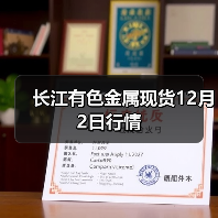 长江有色金属现货12月2日行情(图2) 长江有色金属现货12月2日行情(图2)
