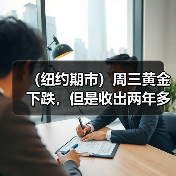 （纽约期市）周三黄金下跌，但是收出两年多来最大月度涨幅（图3）