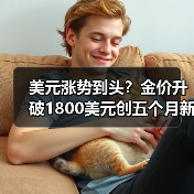 美元涨势到头?金价升破1800美元创五个月新高(图4) 美元涨势到头?金价升破1800美元创五个月新高(图4)