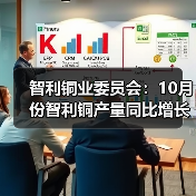 智利铜业委员会:10月份智利铜产量同比增长1.4%(图4) 智利铜业委员会:10月份智利铜产量同比增长1.4%(图4)