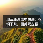 周三亚洲盘中快递:伦铜下跌,因美元走强,但是中国需求前景限制跌幅(图4) 周三亚洲盘中快递:伦铜下跌,因美元走强,但是中国需求前景限制跌幅(图4)