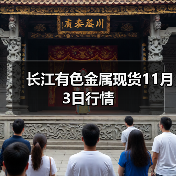 长江有色金属现货11月3日行情（图1）