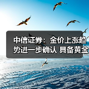 中信证券：金价上涨趋势进一步确认 具备黄金产量和资源量规模优势的企业将更受益（图2）