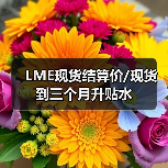 LME现货结算价/现货到三个月升贴水