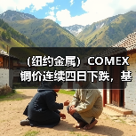 (纽约金属)COMEX铜价连续四日下跌,基准期铜收低2.3%,因美元走强(图3) (纽约金属)COMEX铜价连续四日下跌,基准期铜收低2.3%,因美元走强(图3)