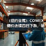 (纽约金属)COMEX铜价连续四日下跌,基准期铜收低2.3%,因美元走强(图2) (纽约金属)COMEX铜价连续四日下跌,基准期铜收低2.3%,因美元走强(图2)
