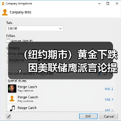(纽约期市)黄金下跌,因美联储鹰派言论提振美元上涨(图2) (纽约期市)黄金下跌,因美联储鹰派言论提振美元上涨(图2)
