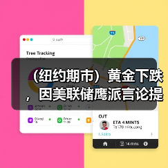 (纽约期市)黄金下跌,因美联储鹰派言论提振美元上涨(图3) (纽约期市)黄金下跌,因美联储鹰派言论提振美元上涨(图3)