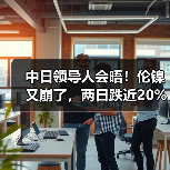 中日领导人会晤!伦镍又崩了,两日跌近20%!英国“放大招”:加税140亿英镑!(图3) 中日领导人会晤!伦镍又崩了,两日跌近20%!英国“放大招”:加税140亿英镑!(图3)