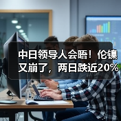 中日领导人会晤!伦镍又崩了,两日跌近20%!英国“放大招”:加税140亿英镑!(图4) 中日领导人会晤!伦镍又崩了,两日跌近20%!英国“放大招”:加税140亿英镑!(图4)
