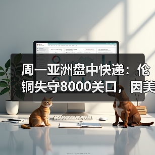 周一亚洲盘中快递:伦铜失守8000关口,因美元走强,疫情令人担忧(图2) 周一亚洲盘中快递:伦铜失守8000关口,因美元走强,疫情令人担忧(图2)