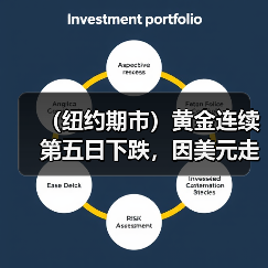 （纽约期市）黄金连续第五日下跌，因美元走高