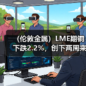 （伦敦金属）LME期铜下跌2.2%，创下两周来新低