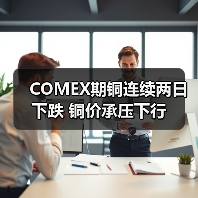 COMEX期铜连续两日下跌 铜价承压下行(图2) COMEX期铜连续两日下跌 铜价承压下行(图2)
