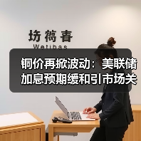 铜价再掀波动：美联储加息预期缓和引市场关注