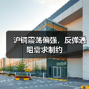 沪铜震荡偏强，反弹遇阻需求制约