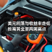 美元回落与收益率走低推高黄金至两周高点(图4) 美元回落与收益率走低推高黄金至两周高点(图4)