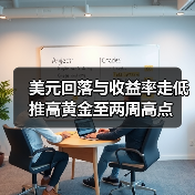 美元回落与收益率走低推高黄金至两周高点(图2) 美元回落与收益率走低推高黄金至两周高点(图2)