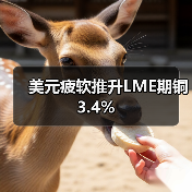 美元疲软推升LME期铜3.4%(图2) 美元疲软推升LME期铜3.4%(图2)
