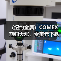 （纽约金属）COMEX期铜大涨，受美元下跌提振