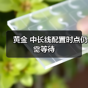 黄金 中长线配置时点仍需等待（图2）