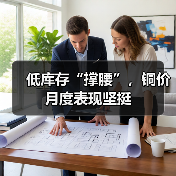 低库存“撑腰”,铜价月度表现坚挺(图1) 低库存“撑腰”,铜价月度表现坚挺(图1)