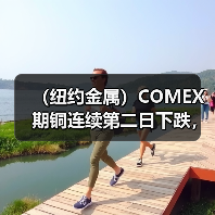 (纽约金属)COMEX期铜连续第二日下跌,基准合约收低0.4%(图2) (纽约金属)COMEX期铜连续第二日下跌,基准合约收低0.4%(图2)