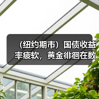 （纽约期市）国债收益率疲软，黄金徘徊在数月高点附近（图4）