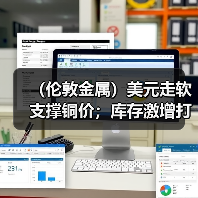 （伦敦金属）美元走软支撑铜价；库存激增打压铝价下跌（图1）