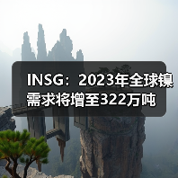 INSG：2023年全球镍需求将增至322万吨（图1）
