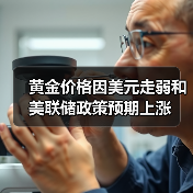 黄金价格因美元走弱和美联储政策预期上涨
