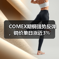 COMEX期铜强势反弹,铜价单日涨近3%(图4) COMEX期铜强势反弹,铜价单日涨近3%(图4)