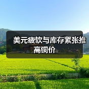 美元疲软与库存紧张推高铜价(图3) 美元疲软与库存紧张推高铜价(图3)