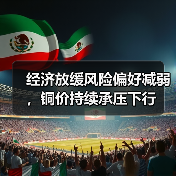 经济放缓风险偏好减弱,铜价持续承压下行(图4) 经济放缓风险偏好减弱,铜价持续承压下行(图4)