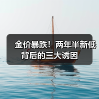 金价暴跌!两年半新低背后的三大诱因(图3) 金价暴跌!两年半新低背后的三大诱因(图3)