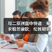 周二亚洲盘中快递：需求前景疲软，伦敦期铜下跌（图3）